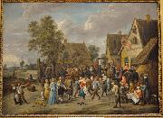 David Teniers the Younger Village feast with an aristocratic couple Spain oil painting artist